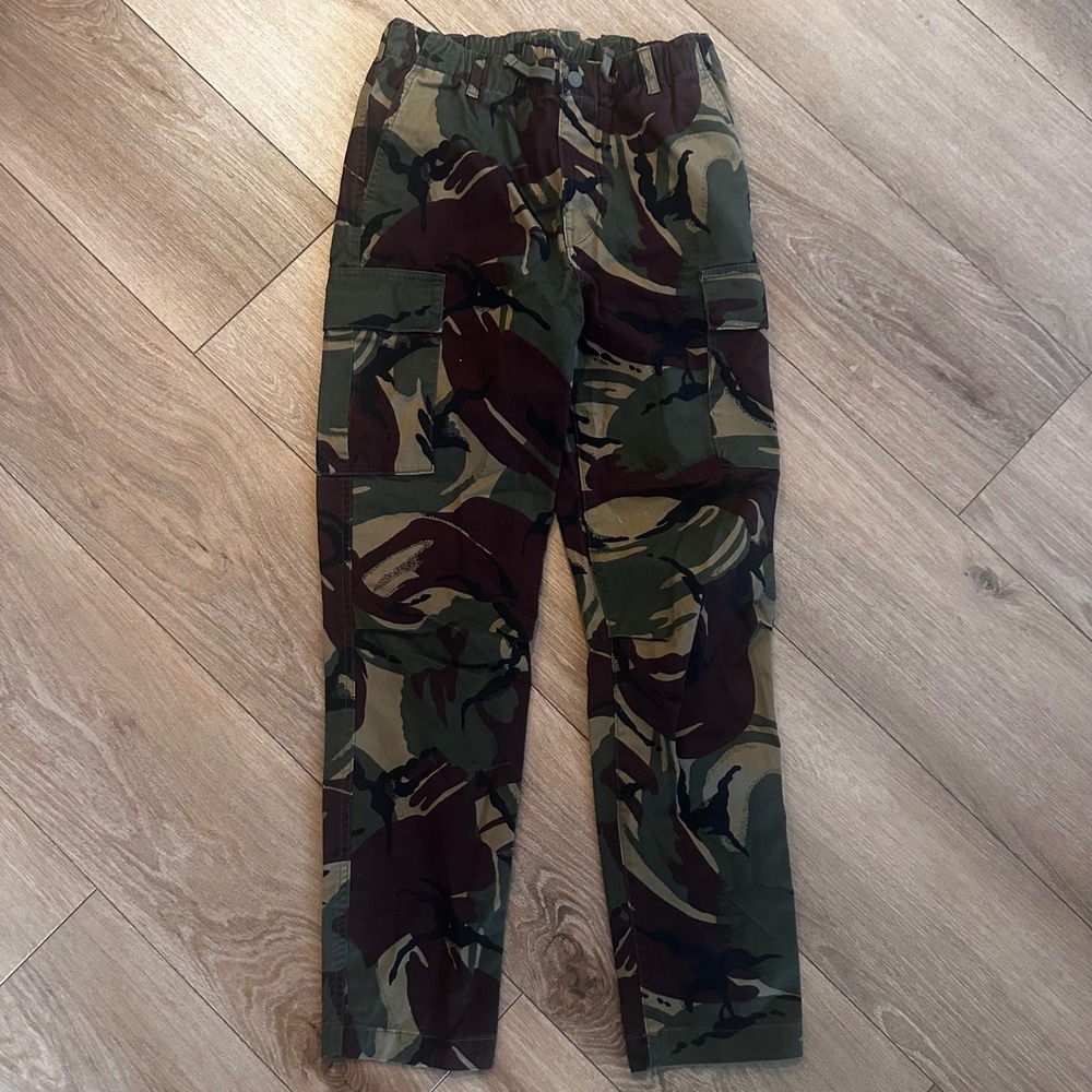 Polo Ralph‎ Lauren Kids Camo Cargo Pants Green Brown Size 16 Boys Military Style